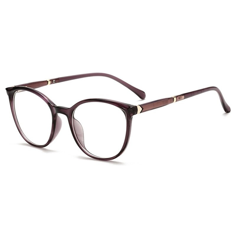 oculos dublin anti luz azul roxo perfil