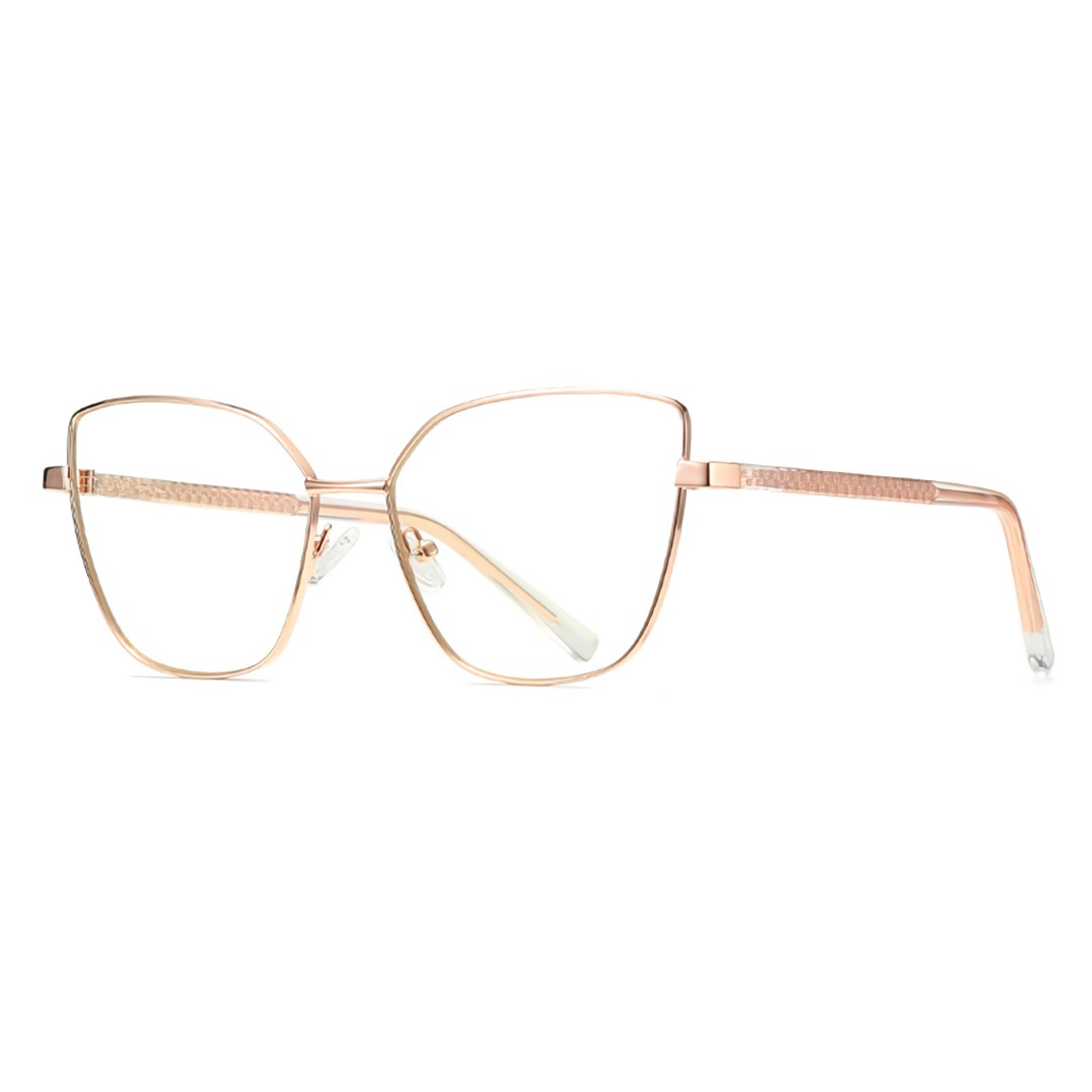 oculos manila rosa dourado perfil