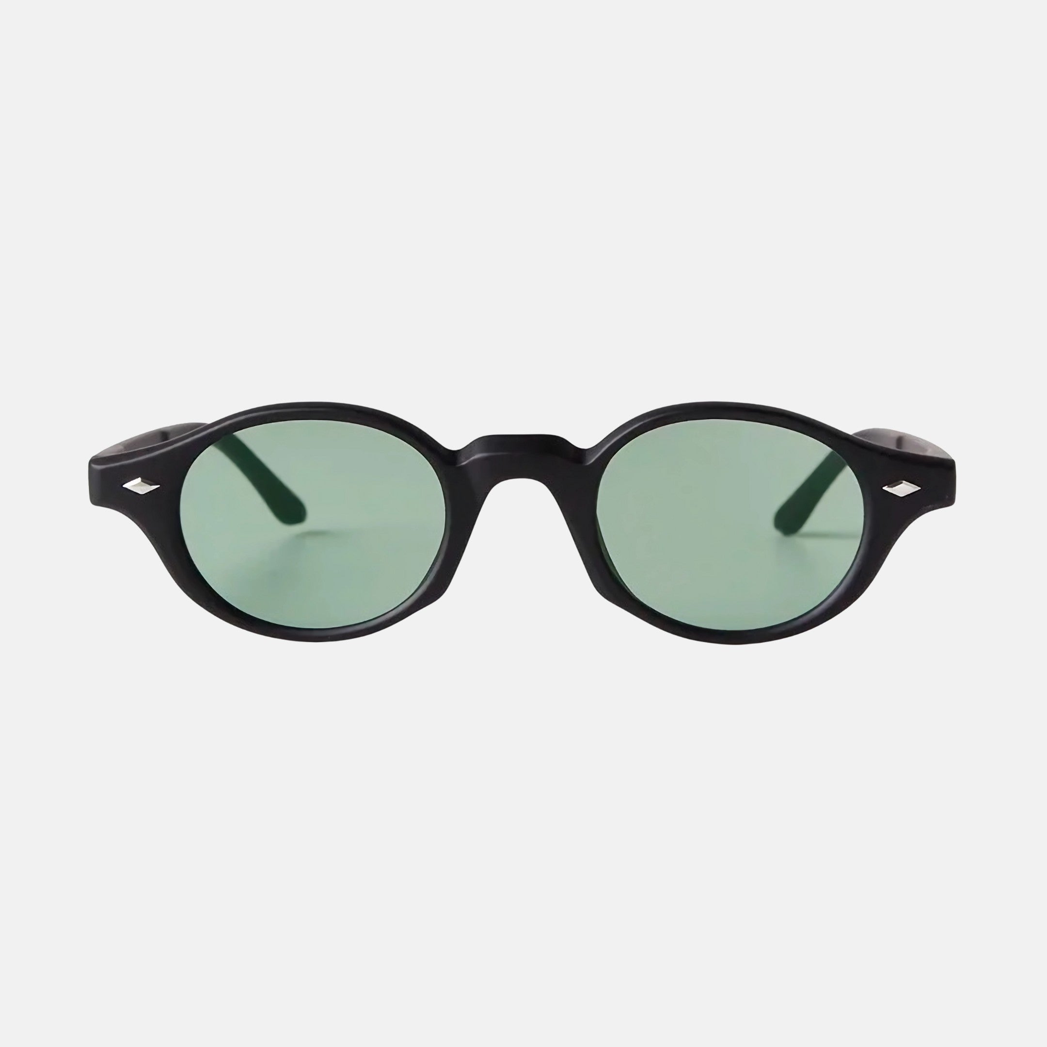 oculos maro sol preto verde frente