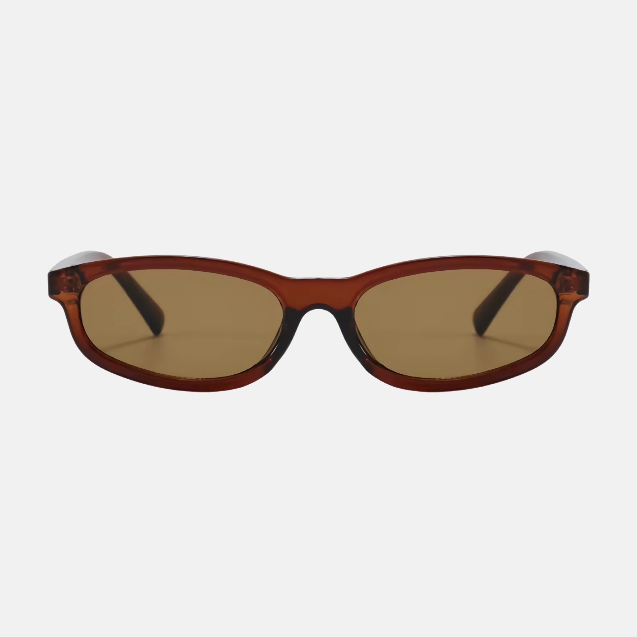 oculos mira sol marrom frente