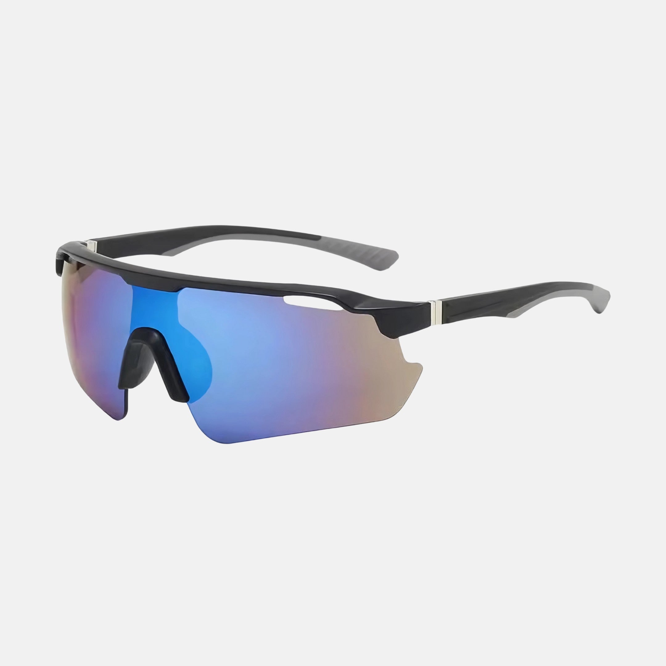 oculos onyx esportivo azul espelhado perfil