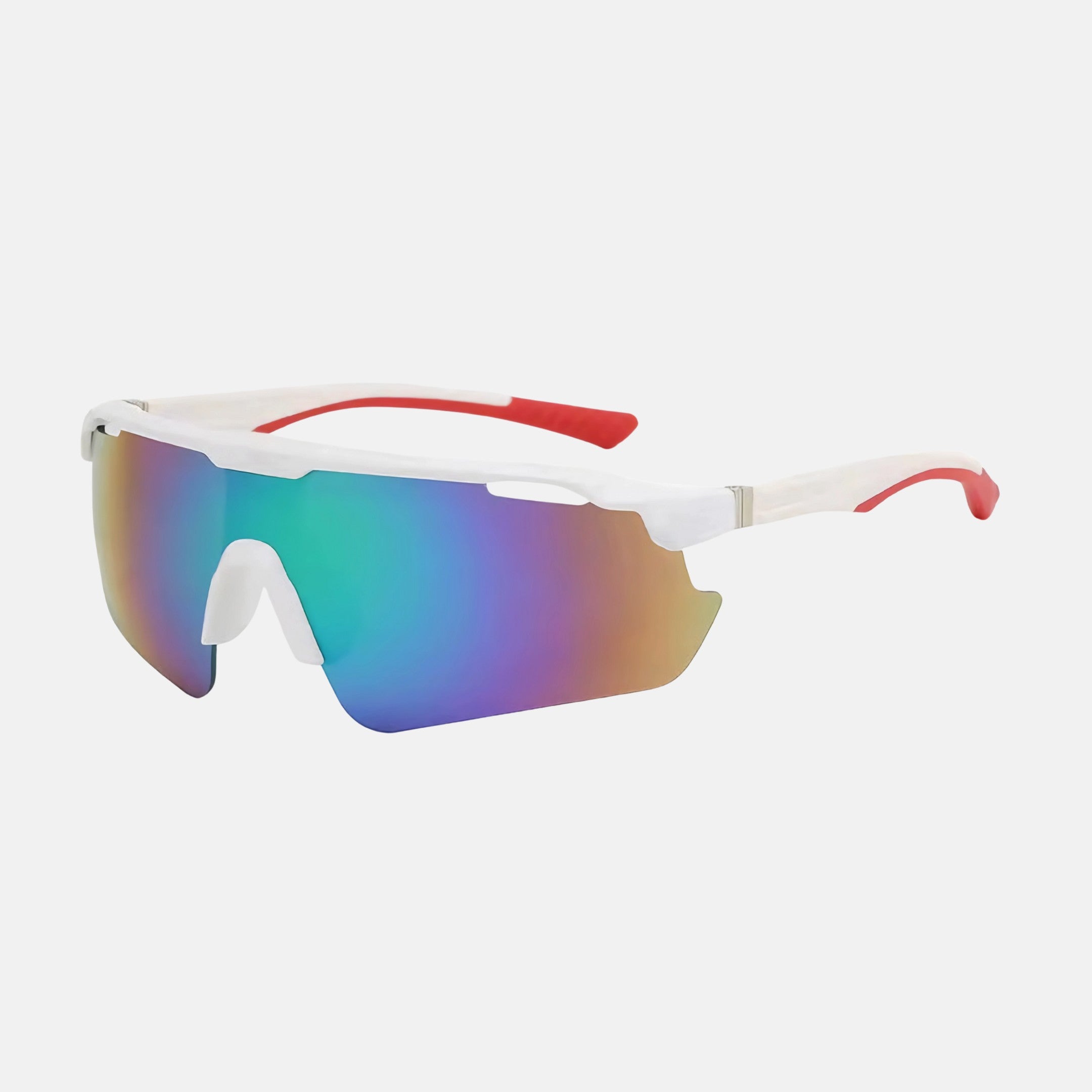 oculos onyx esportivo branco espelhado perfil