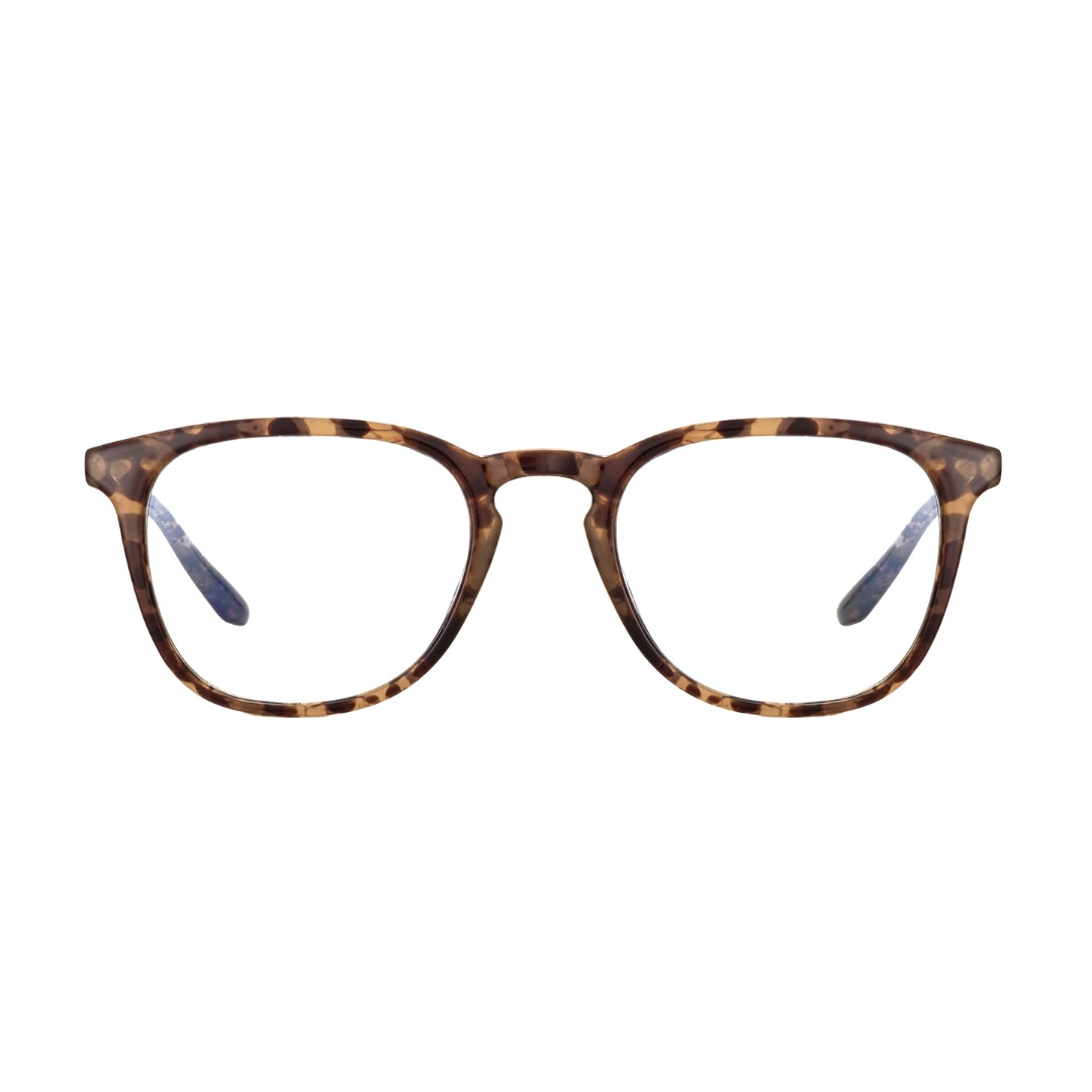 oculos quito anti luz azul leopardo escuro frente