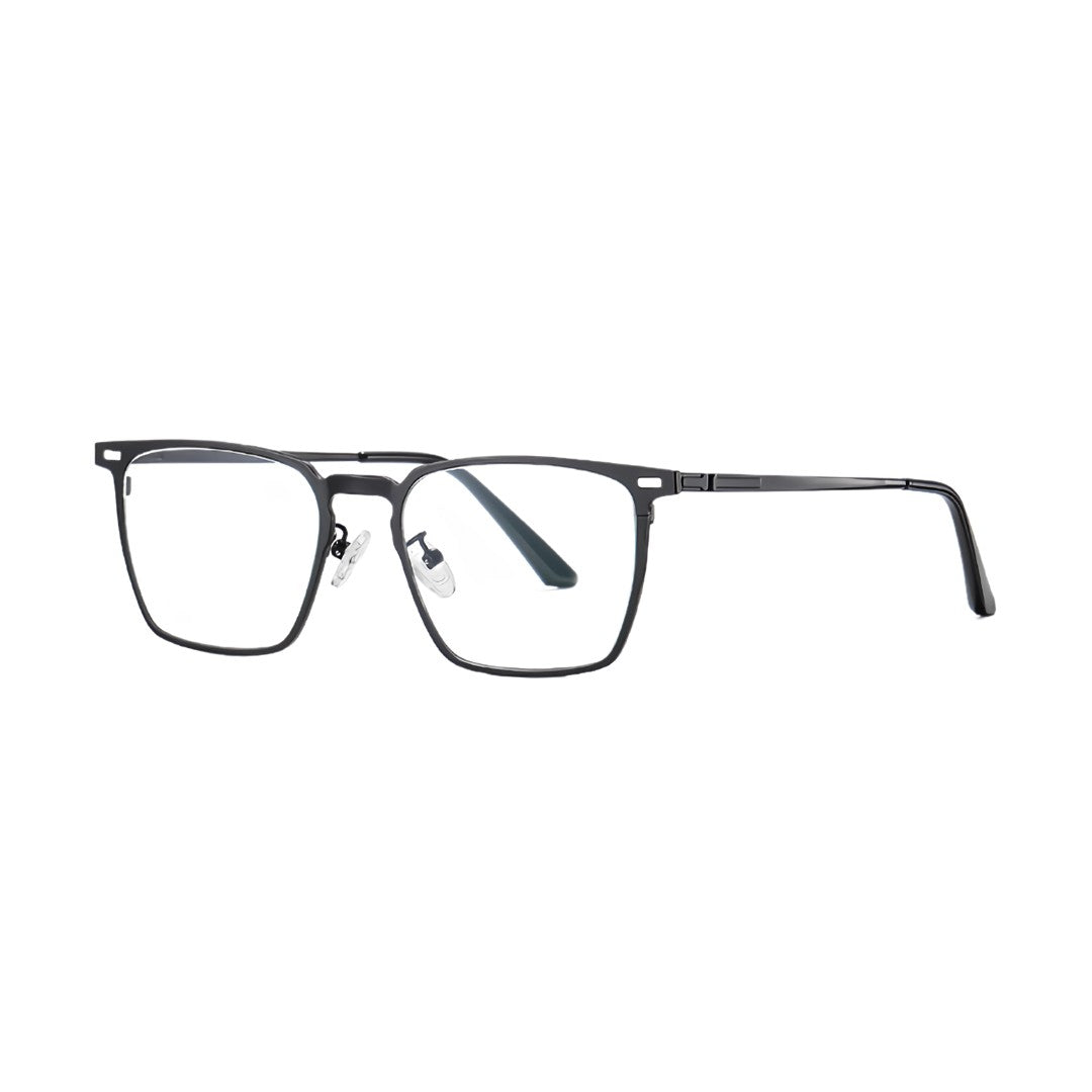 oculos rise clip on verde escuro perfil