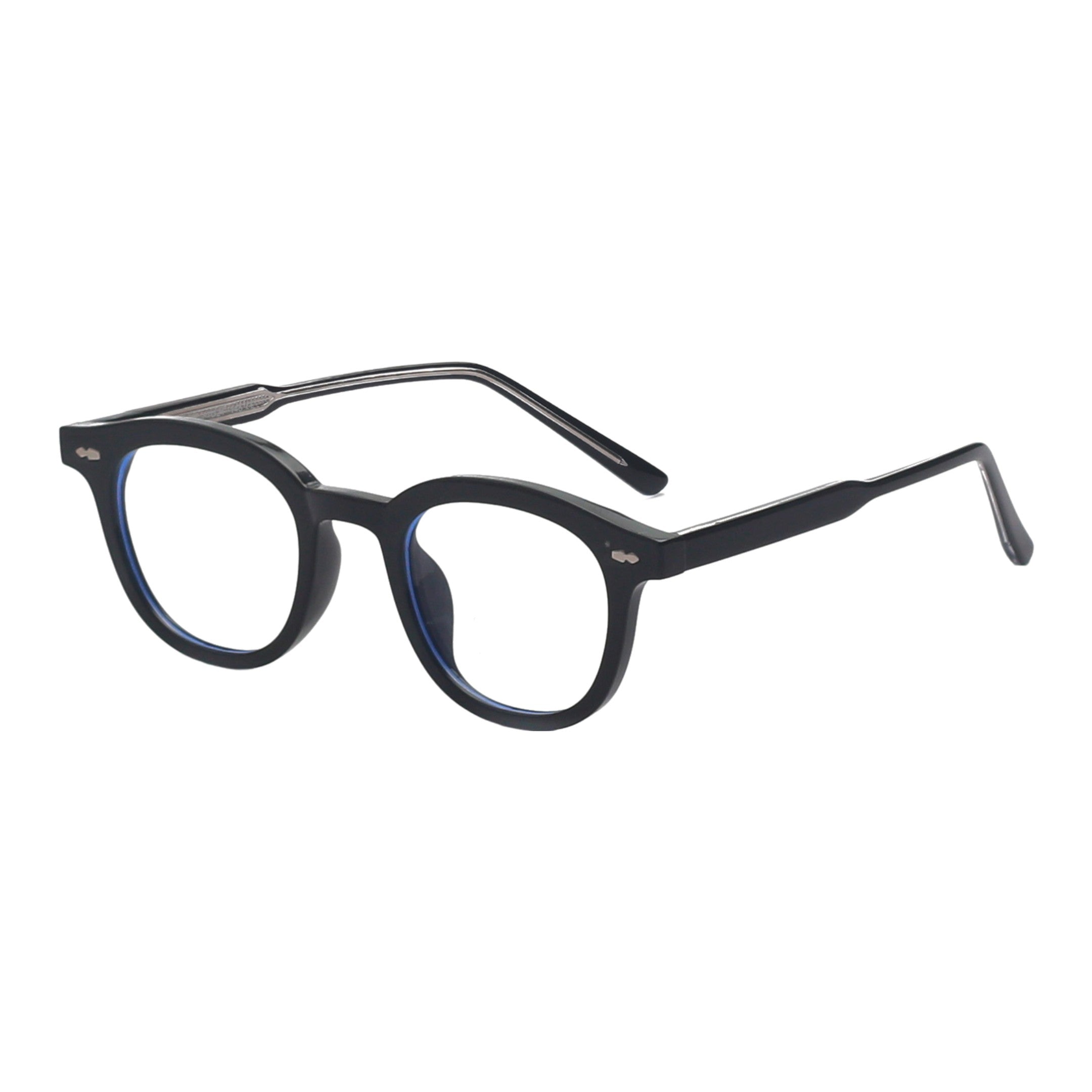 oculos rivo anti luz azul preto perfil