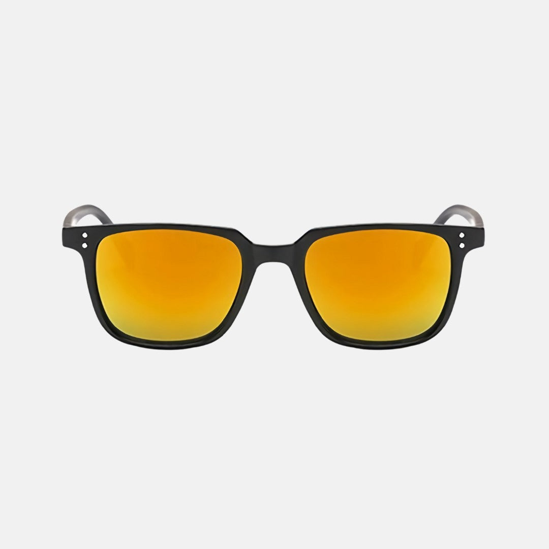 oculos soho sol preto laranja frente