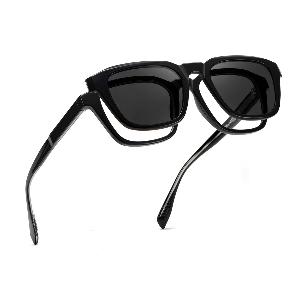 oculos soren clip on preto angulo
