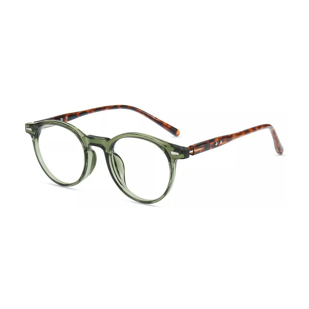 oculos aros anti luz azul verde perfil