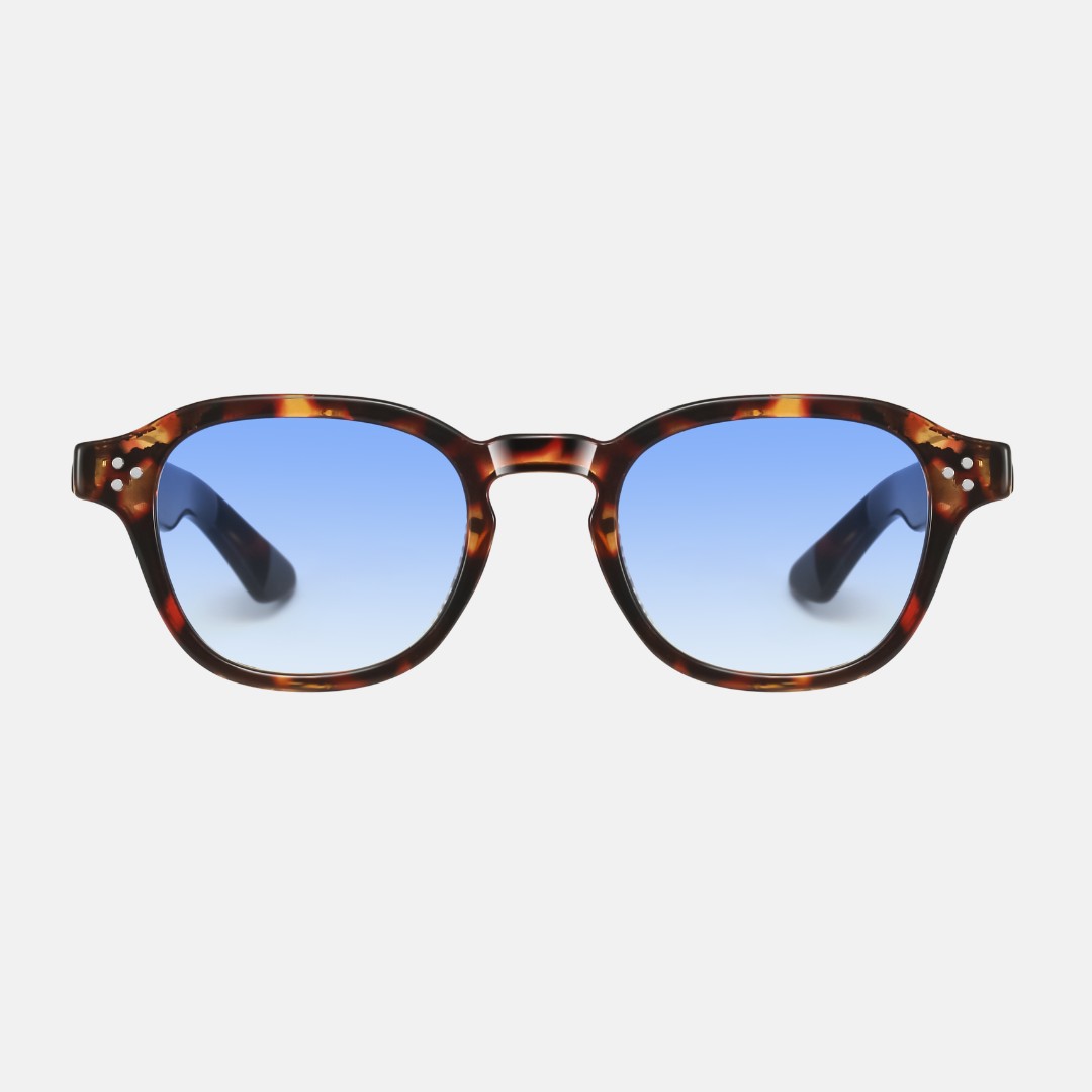 oculos ash sol tartaruga azul frente