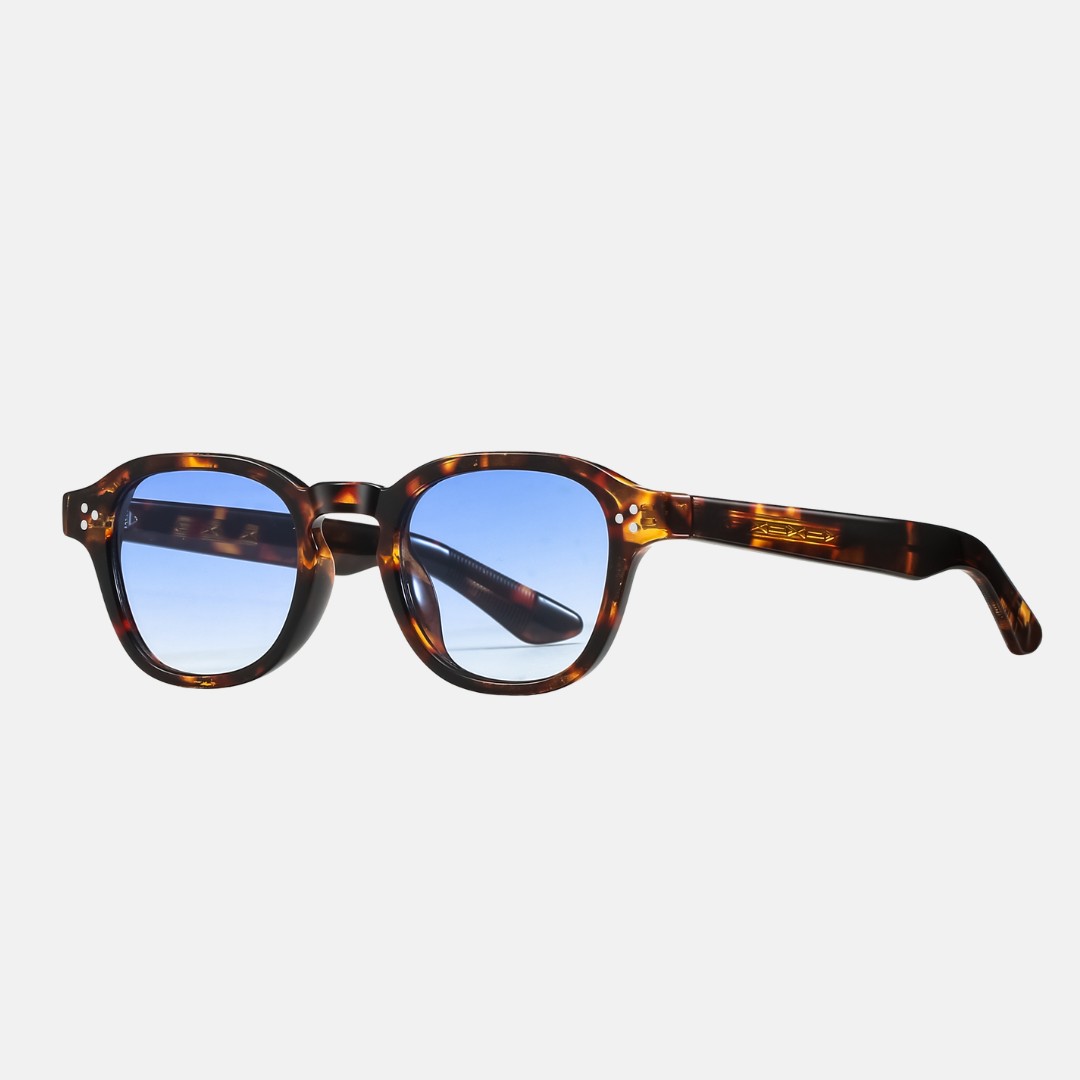 oculos ash sol tartaruga azul perfil