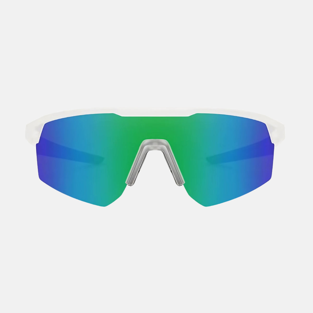 oculos astro esportivo verde espelhado frente