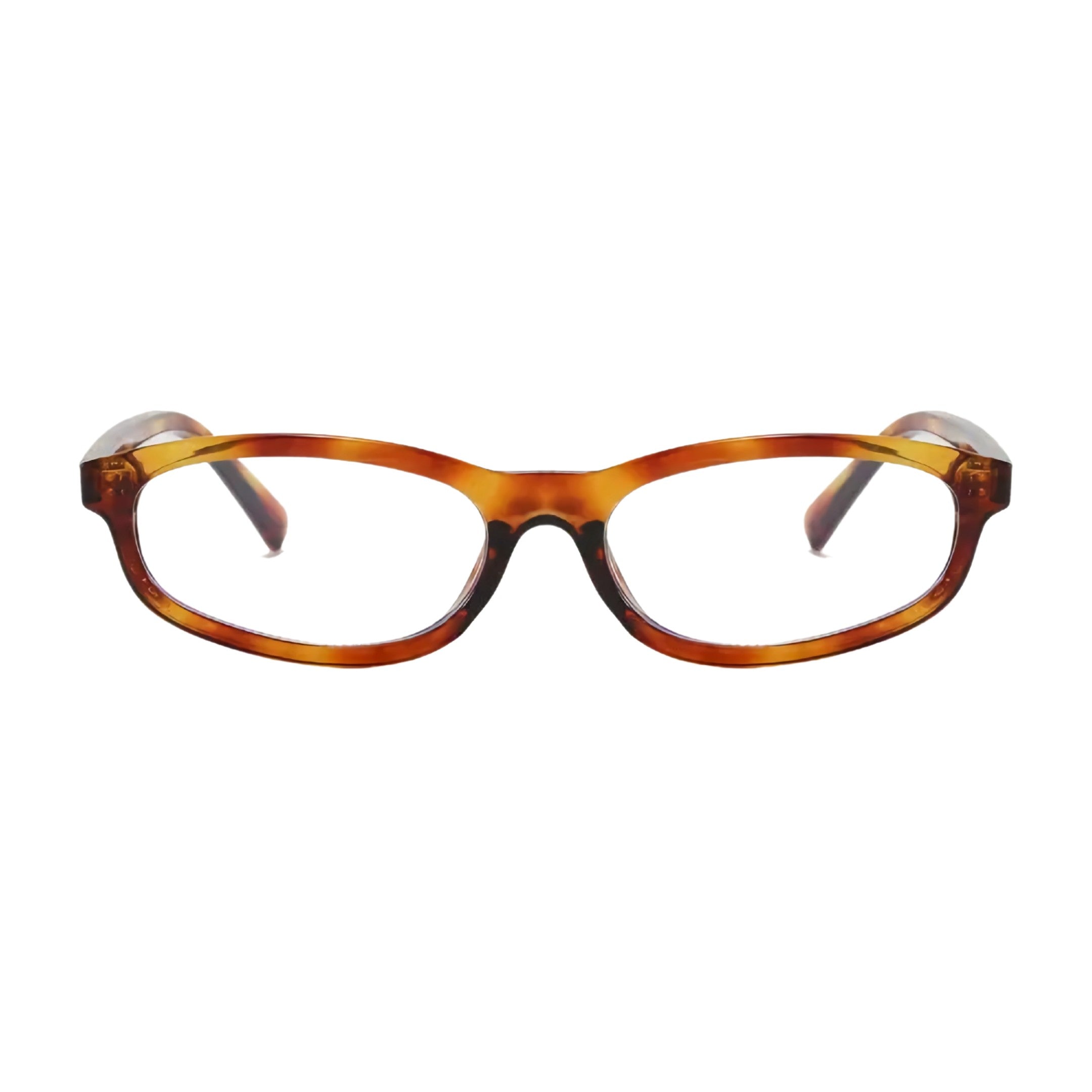 oculos bari anti luz azul leopardo frente