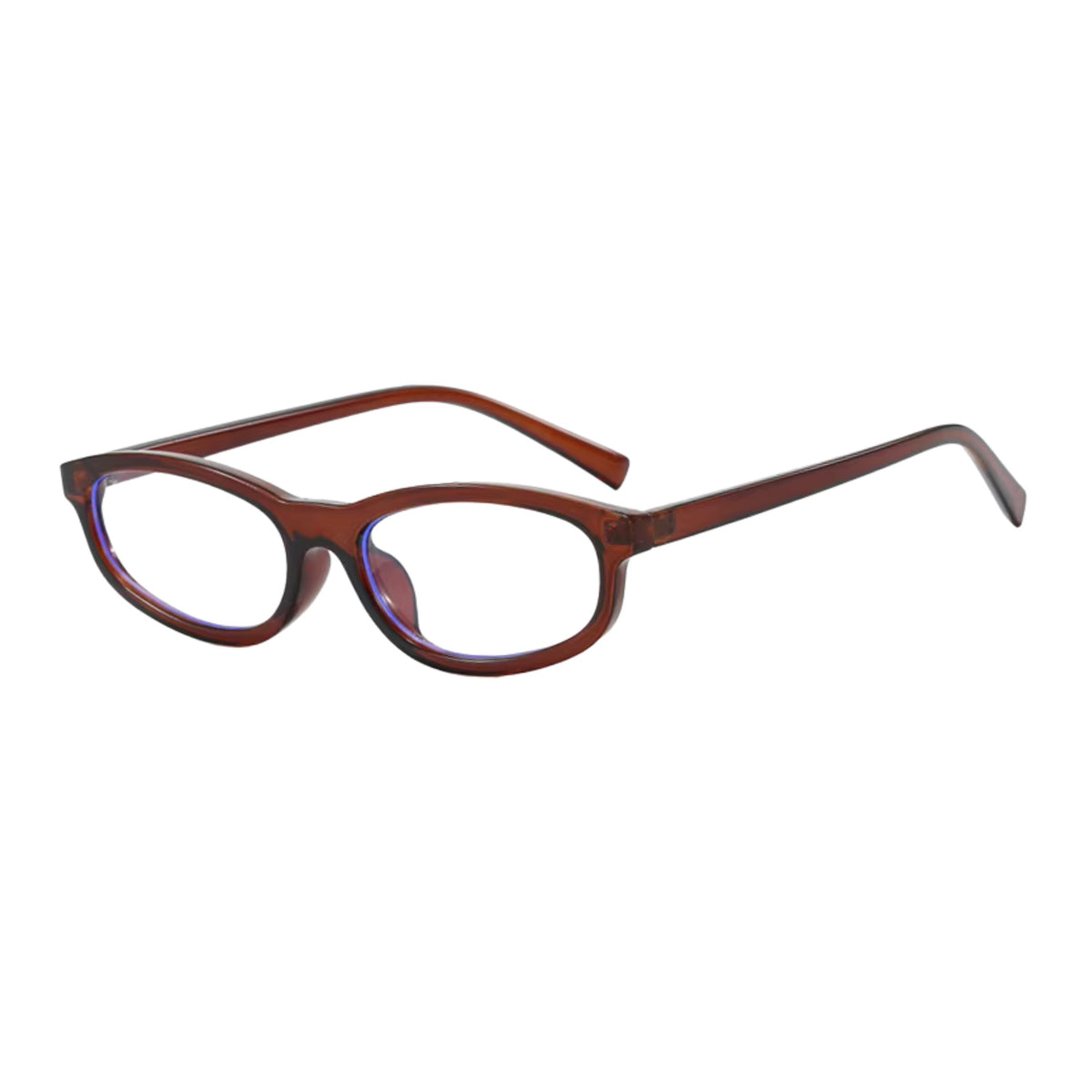 oculos bari anti luz azul marrom perfil
