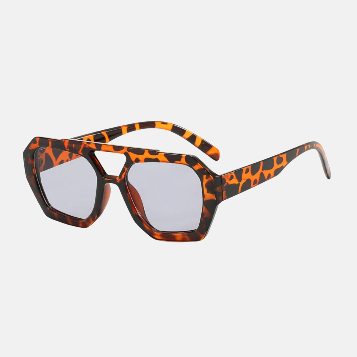oculos cali sol leopardo cinza perfil