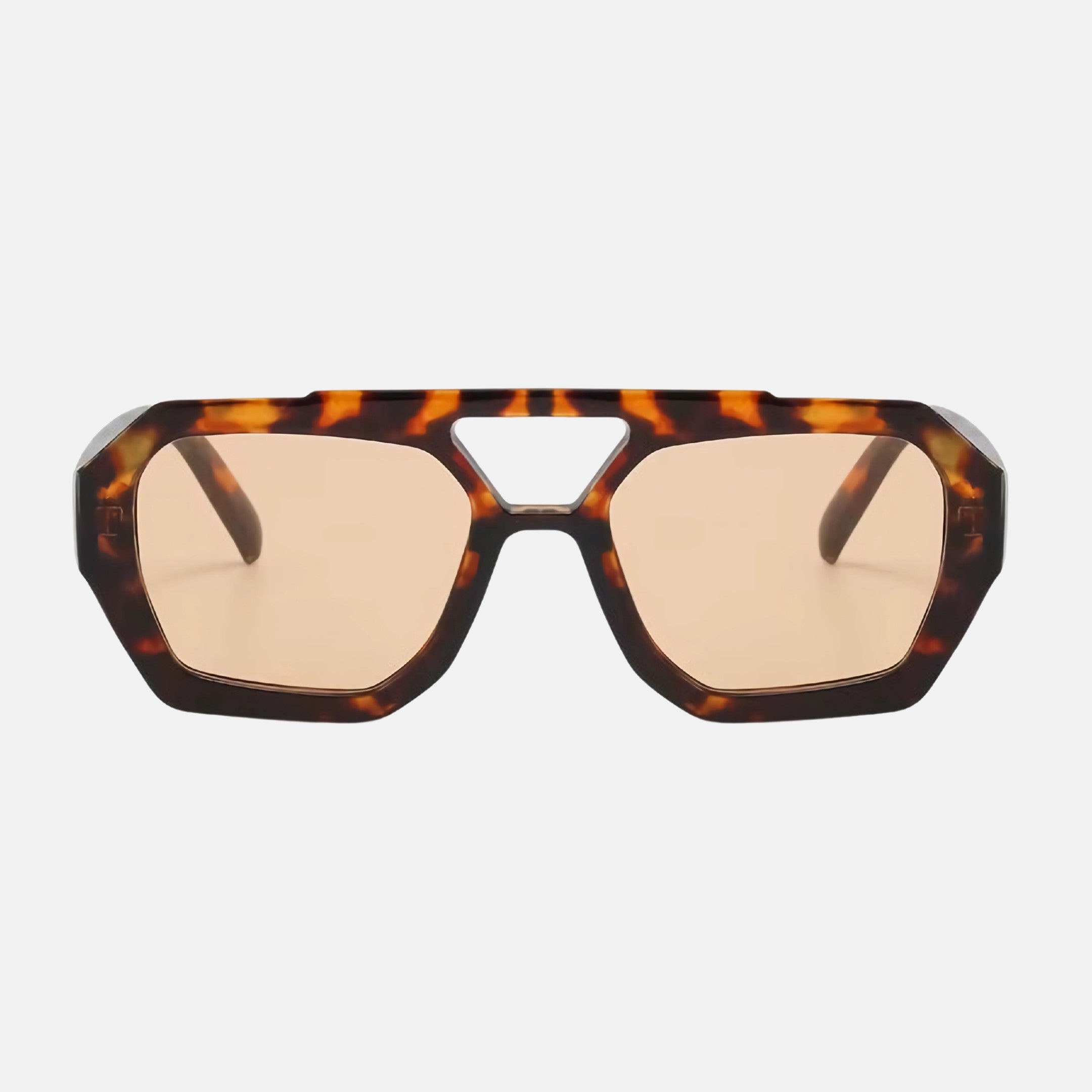 oculos cali sol leopardo marrom frente