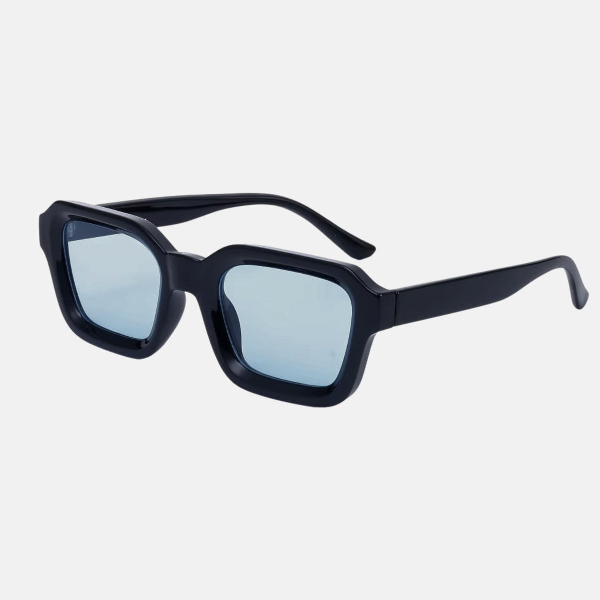 oculos cruz sol azul perfil