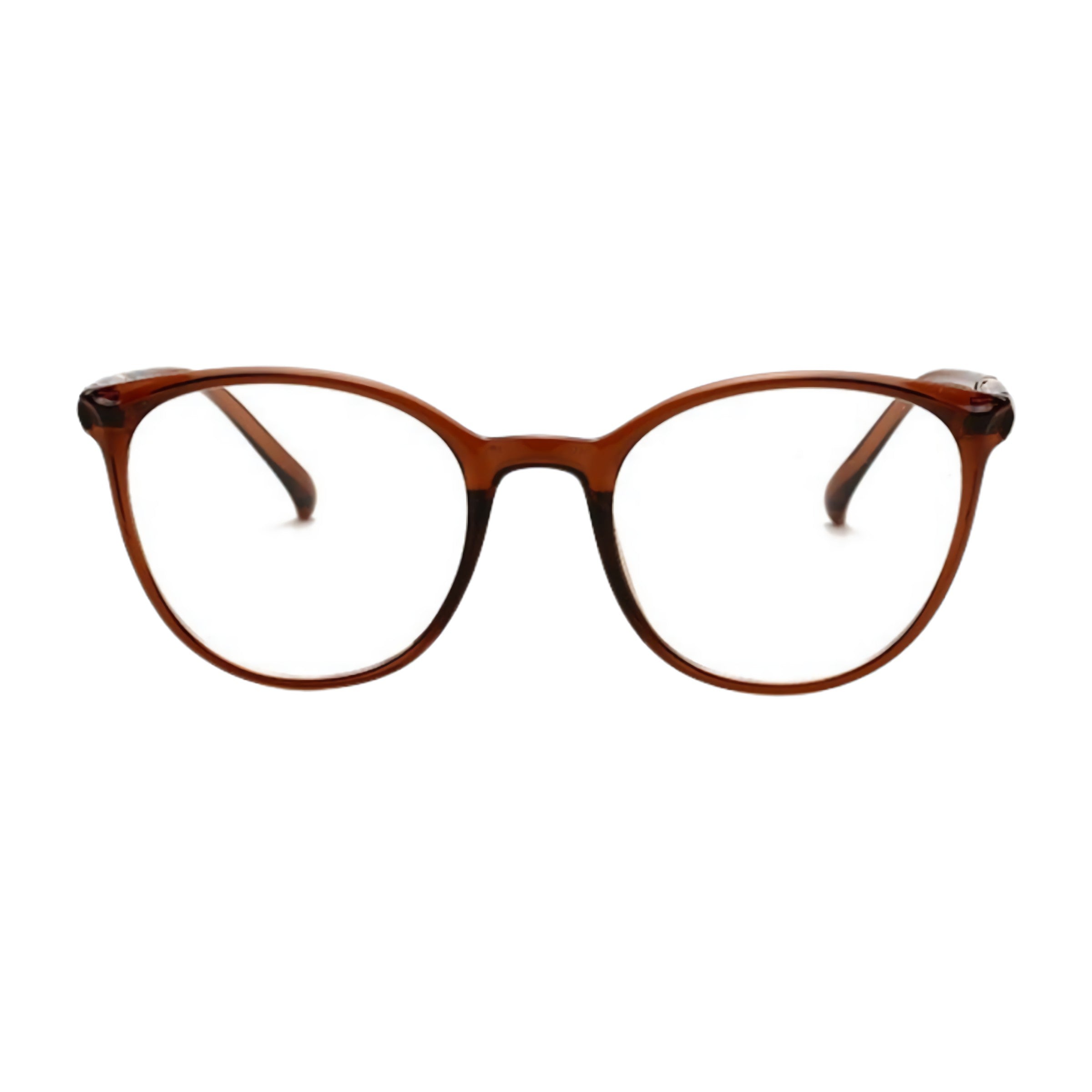 oculos dublin anti luz azul marrom frente