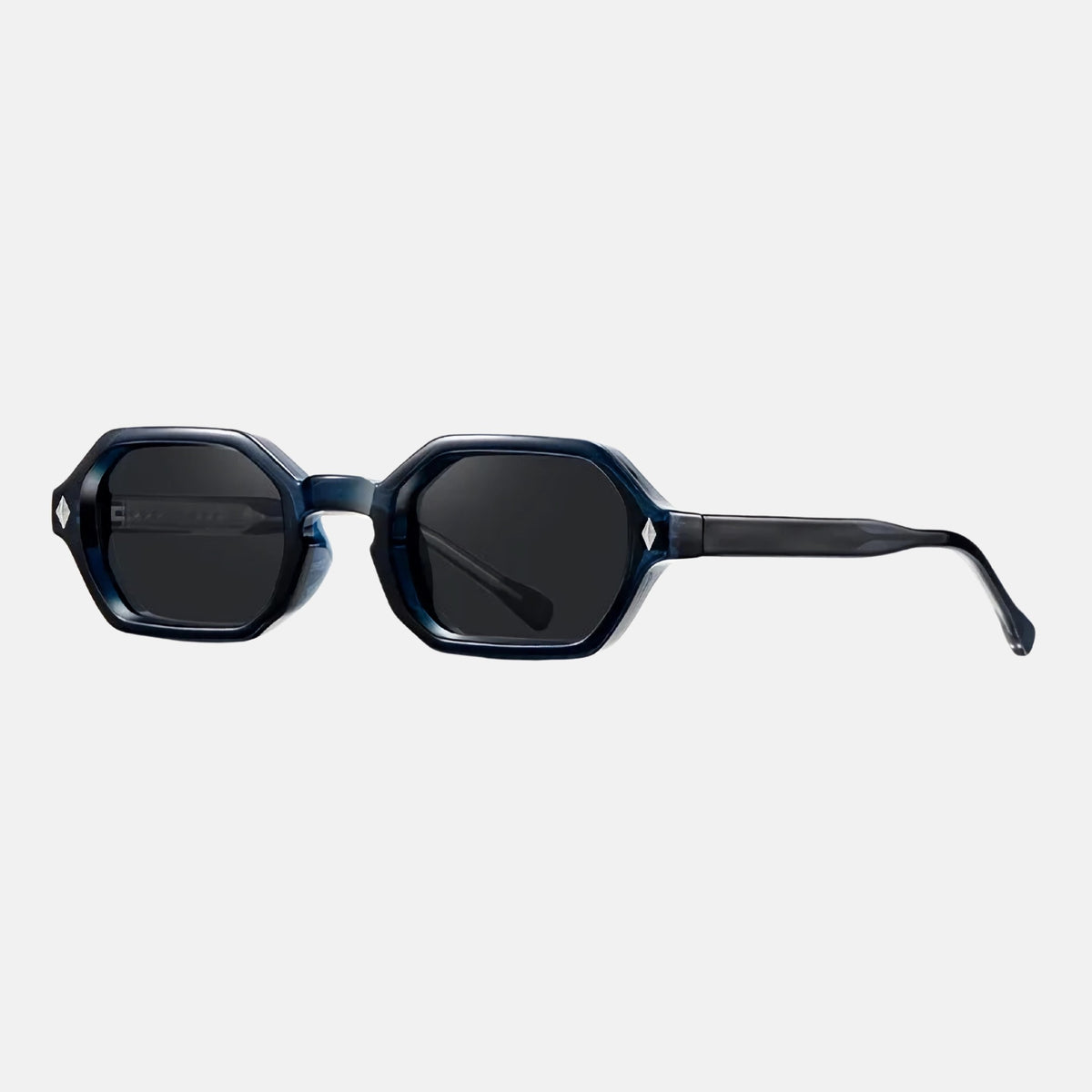 oculos evo sol azul escuro perfil