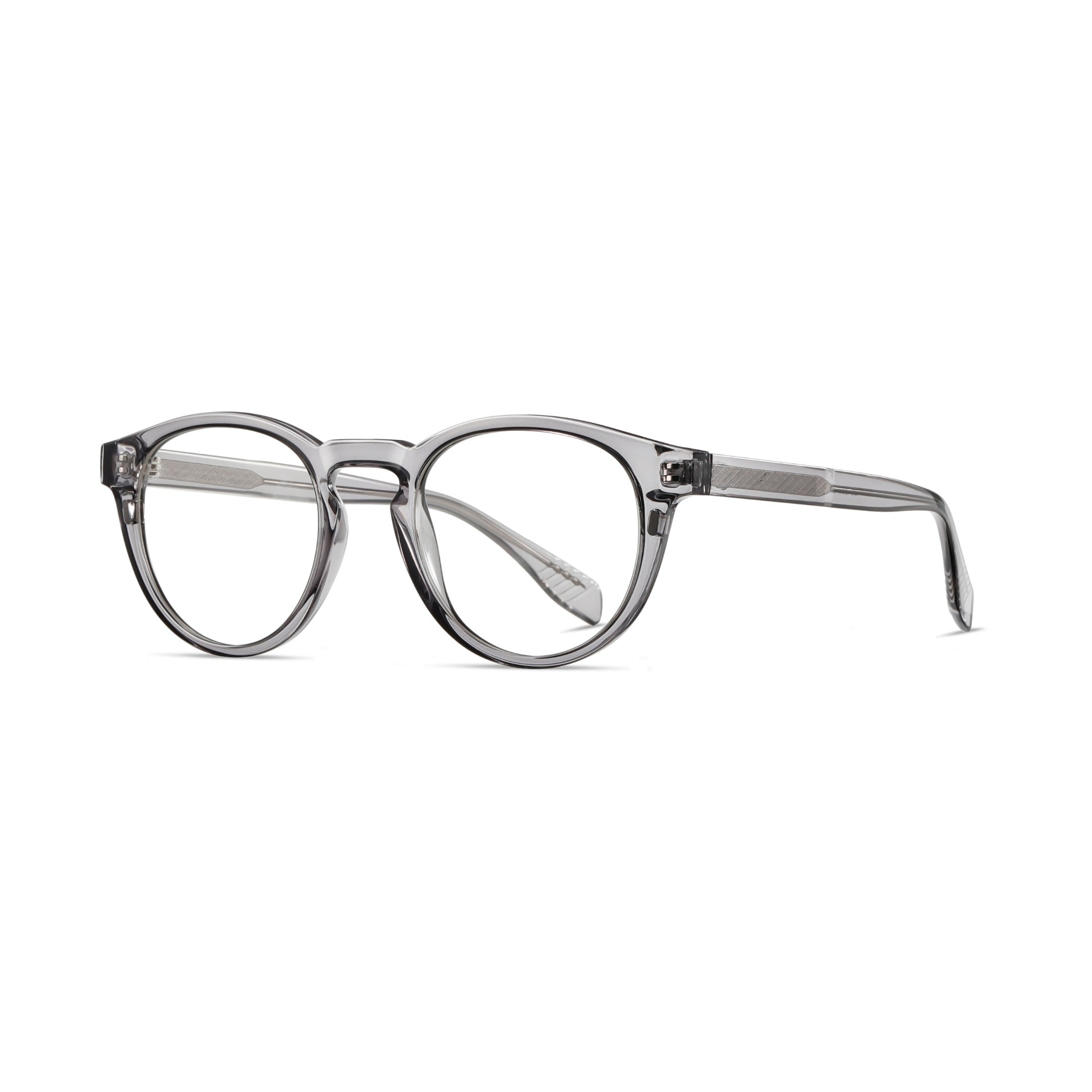 oculos jax clip on cinza perfil