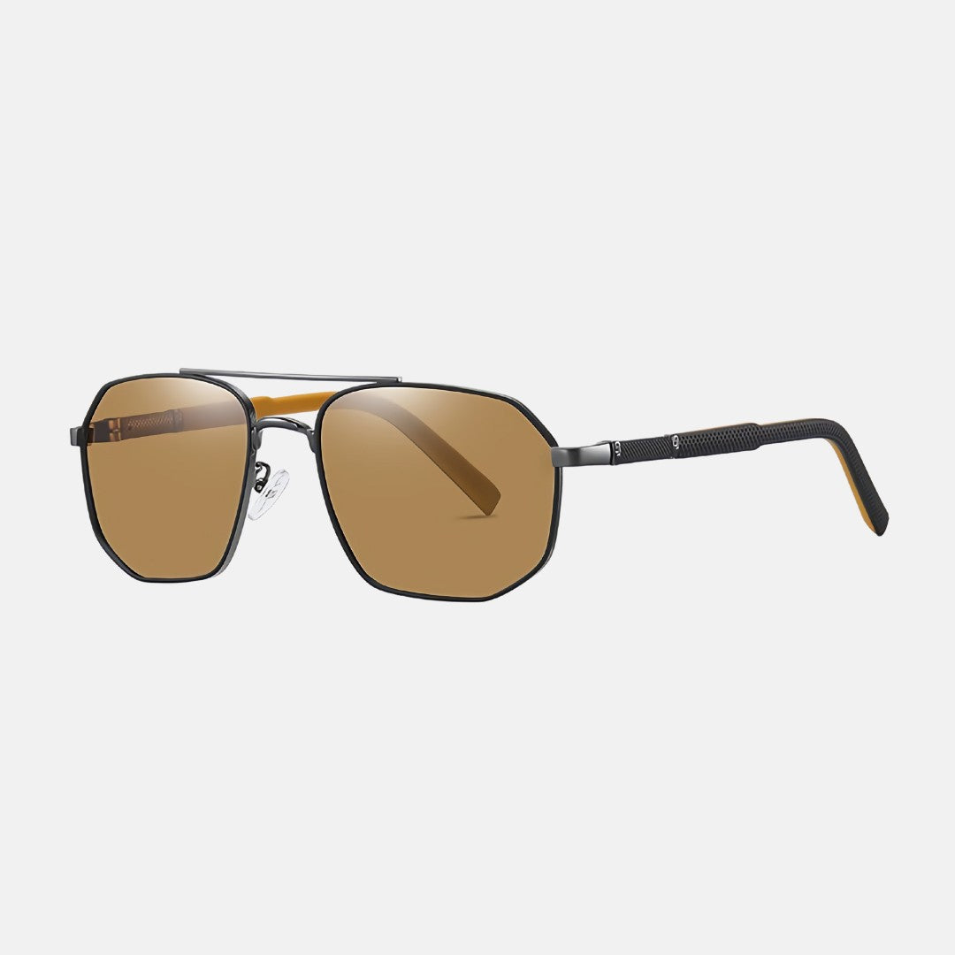 oculos kelm sol marrom perfil