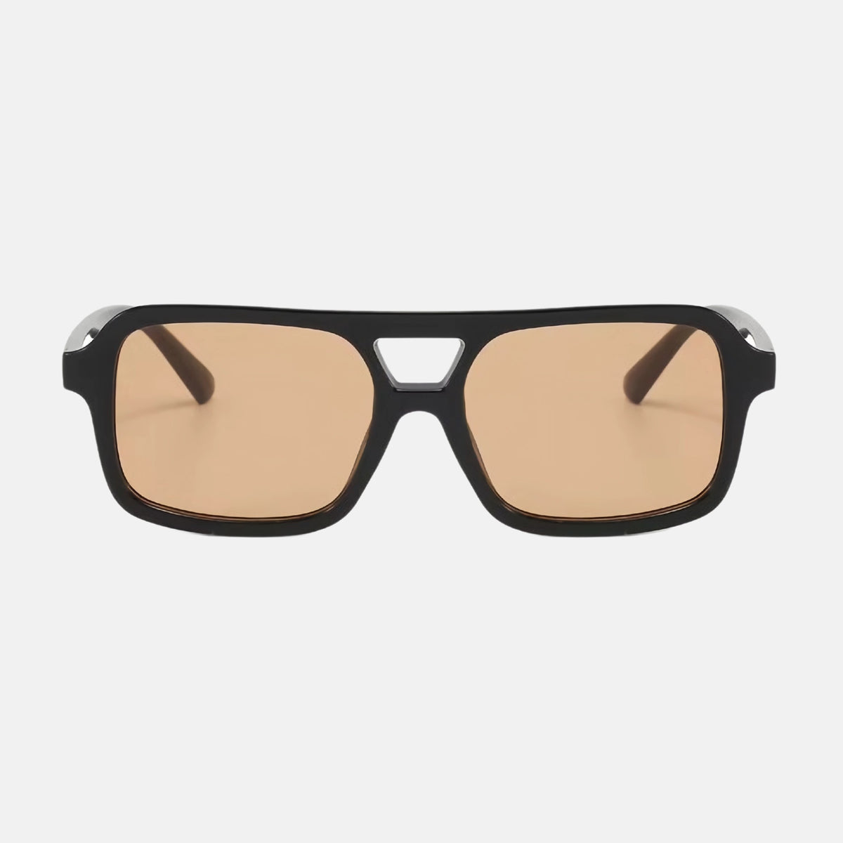 oculos koa sol preto marrom frente