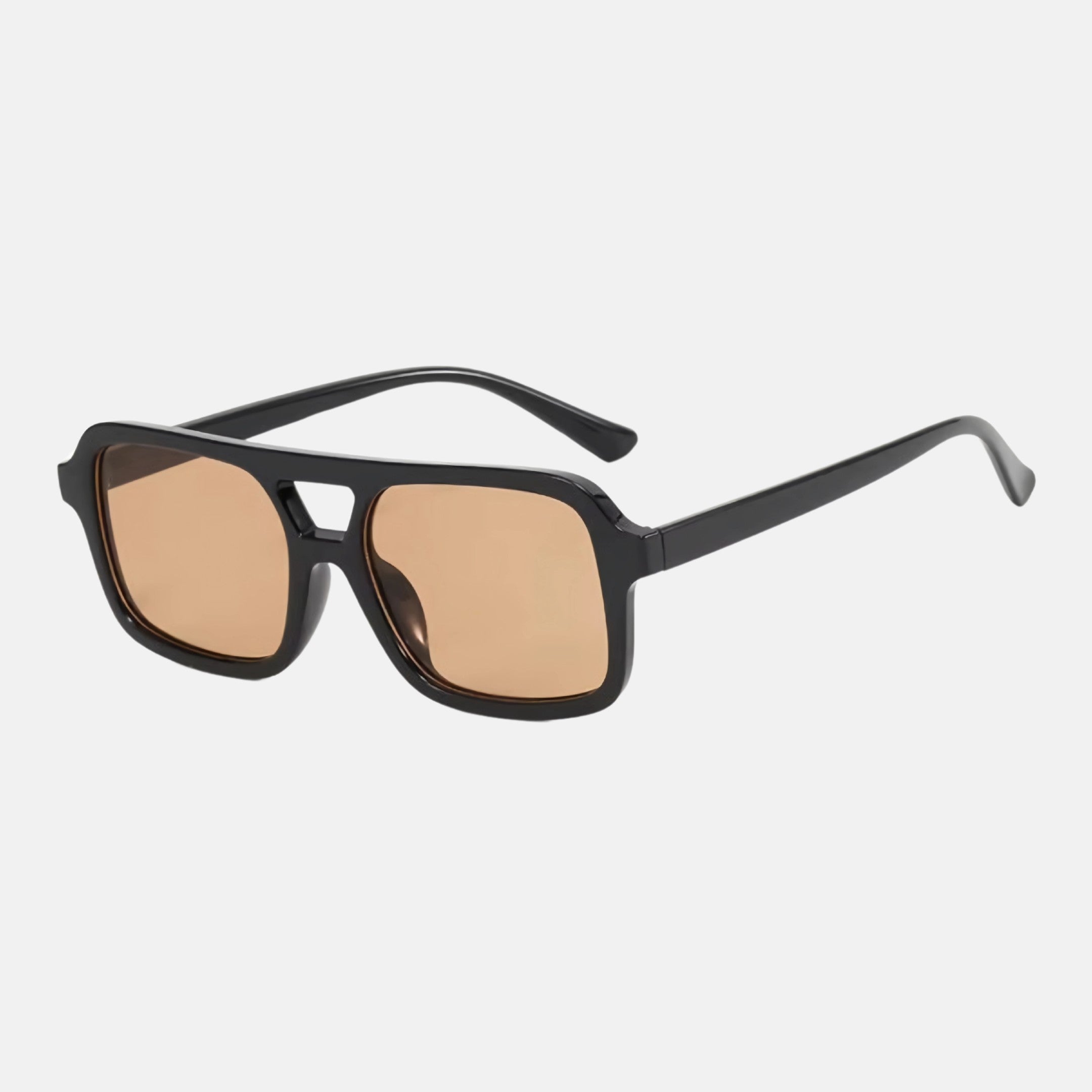 oculos koa sol preto marrom perfil