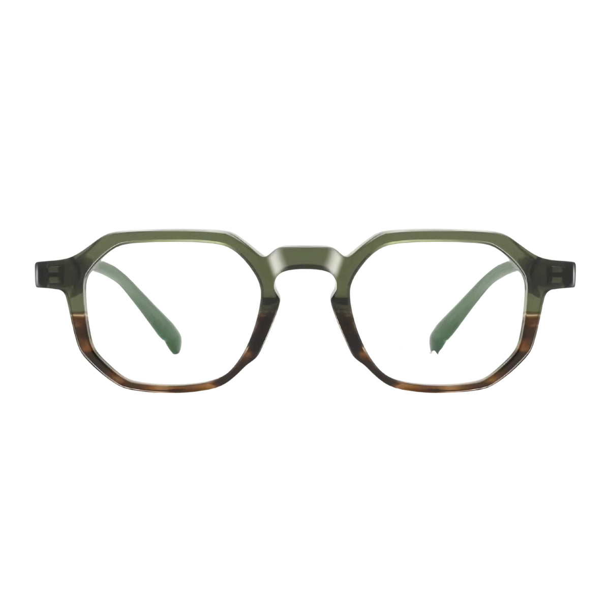 oculos kos anti luz azul verde escuro frente