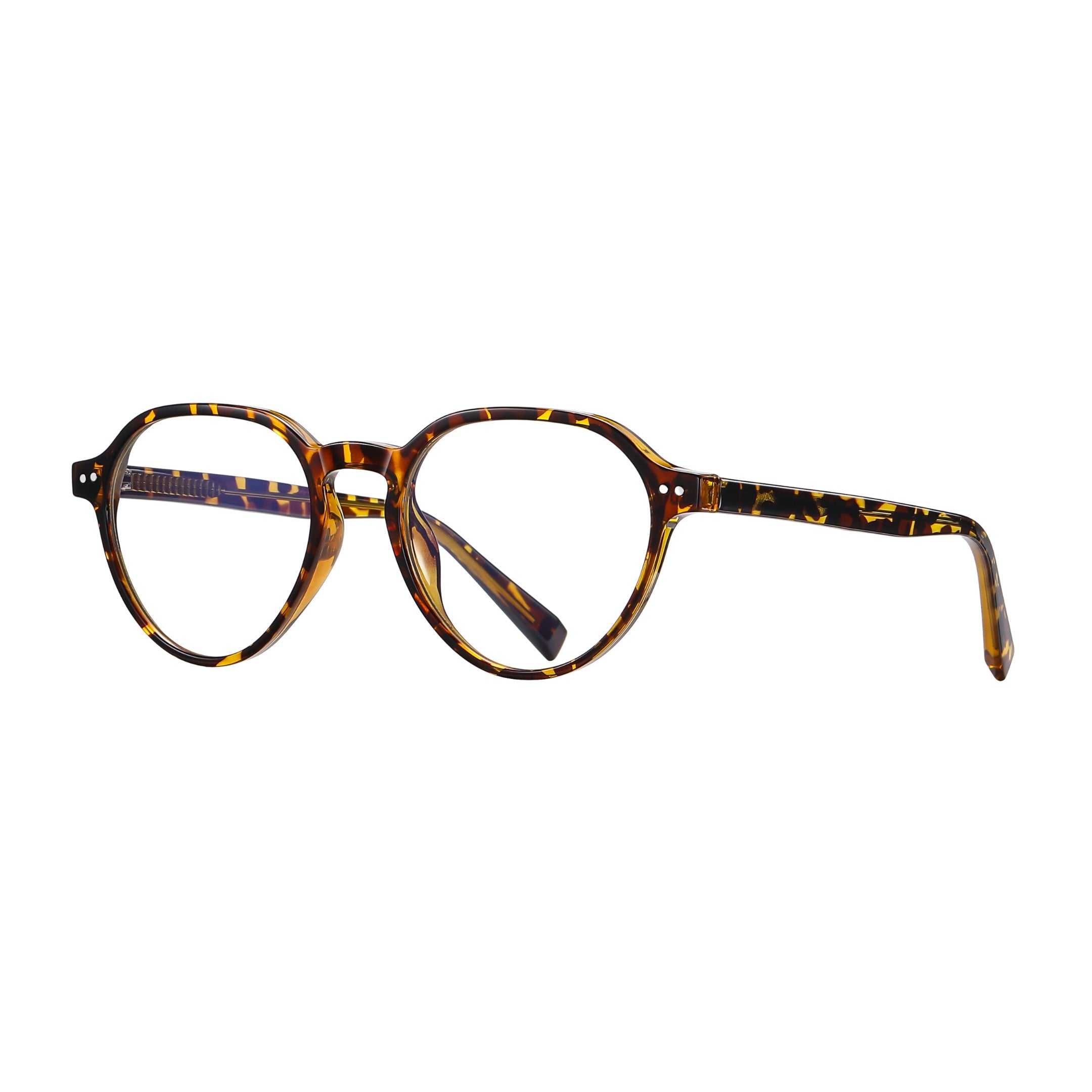 oculos lucca anti luz azul leopardo perfil
