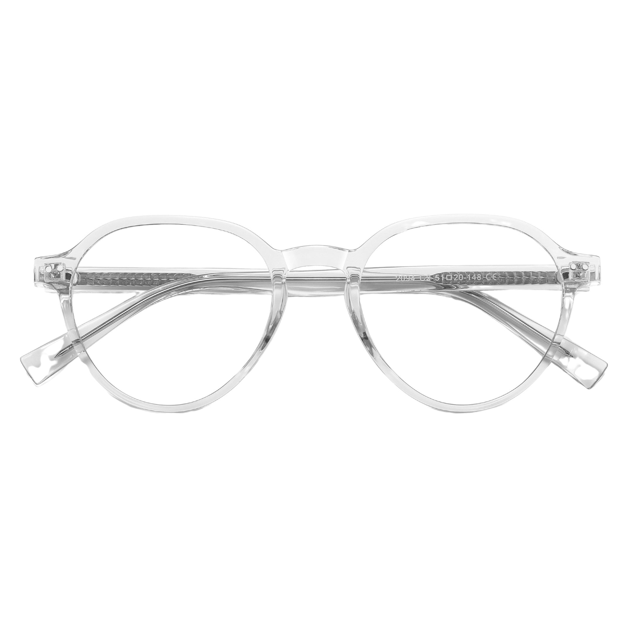 oculos lucca anti luz azul transparente frente