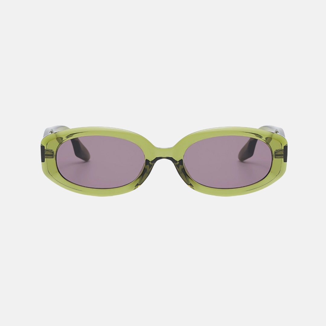 oculos ludo sol verde frente