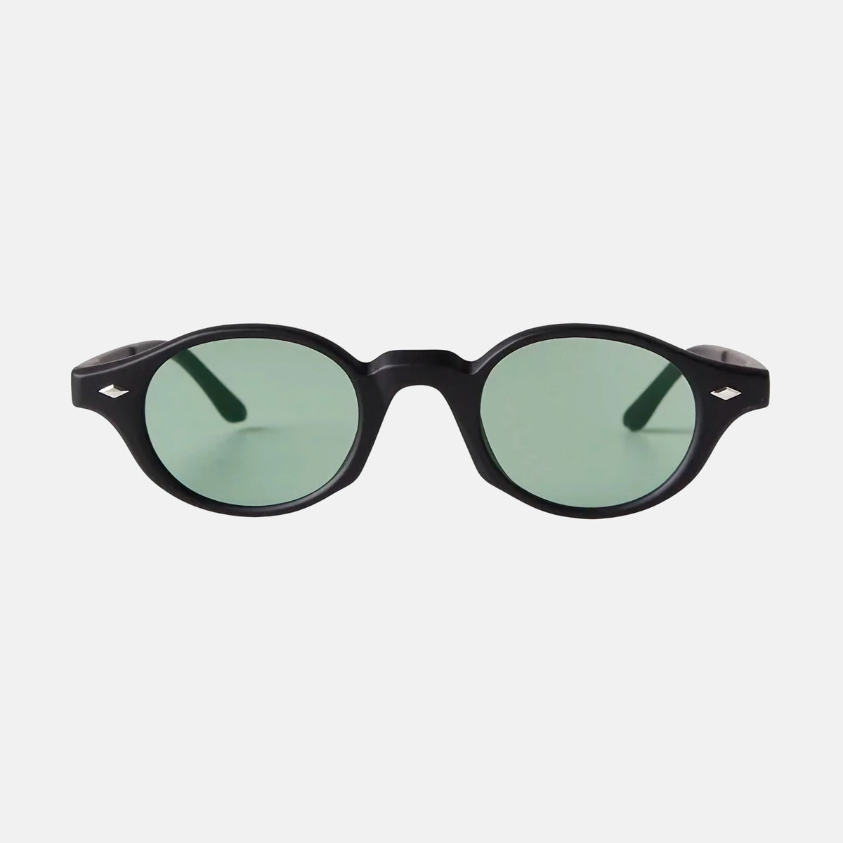 oculos maro sol preto verde frente