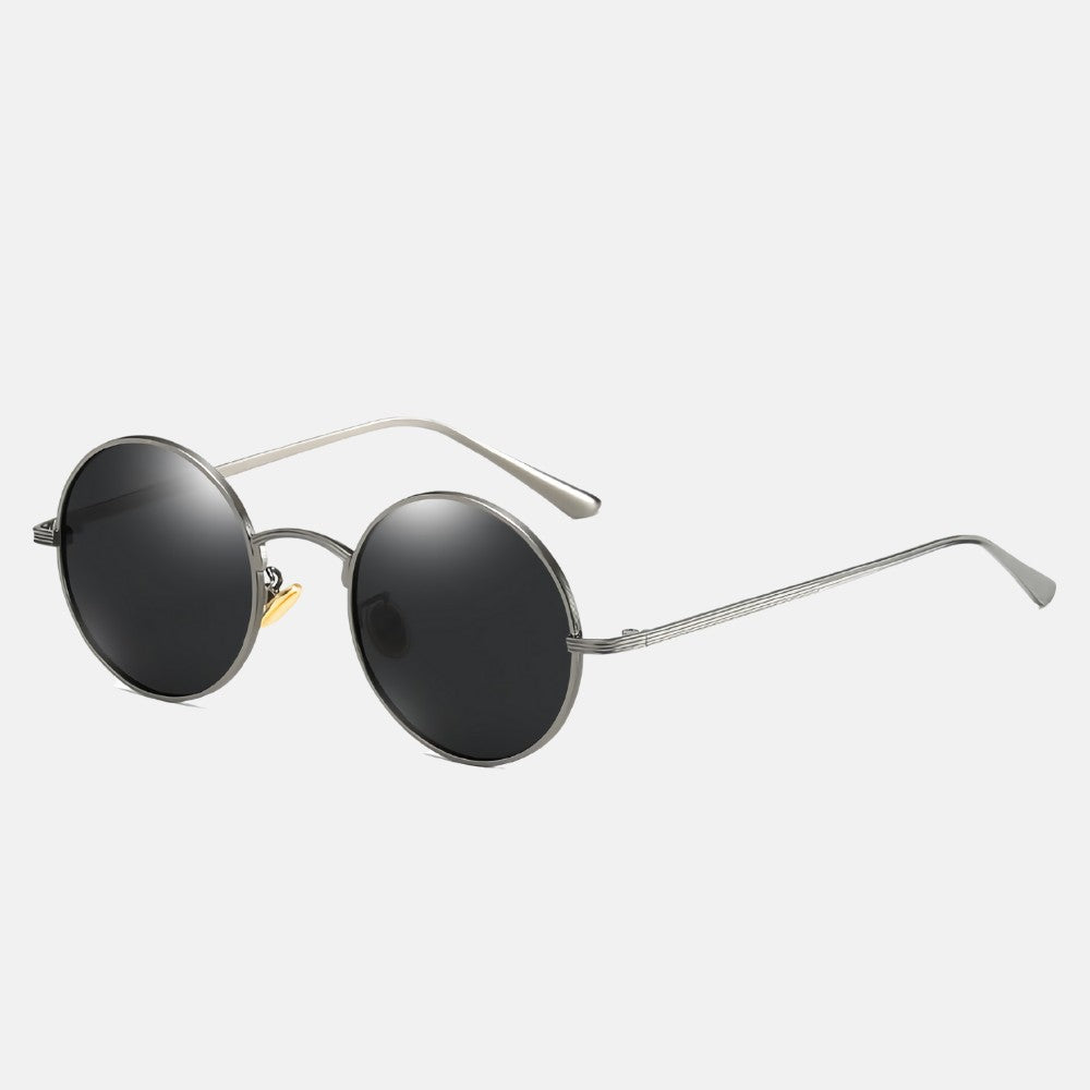 oculos mello sol cinza perfil