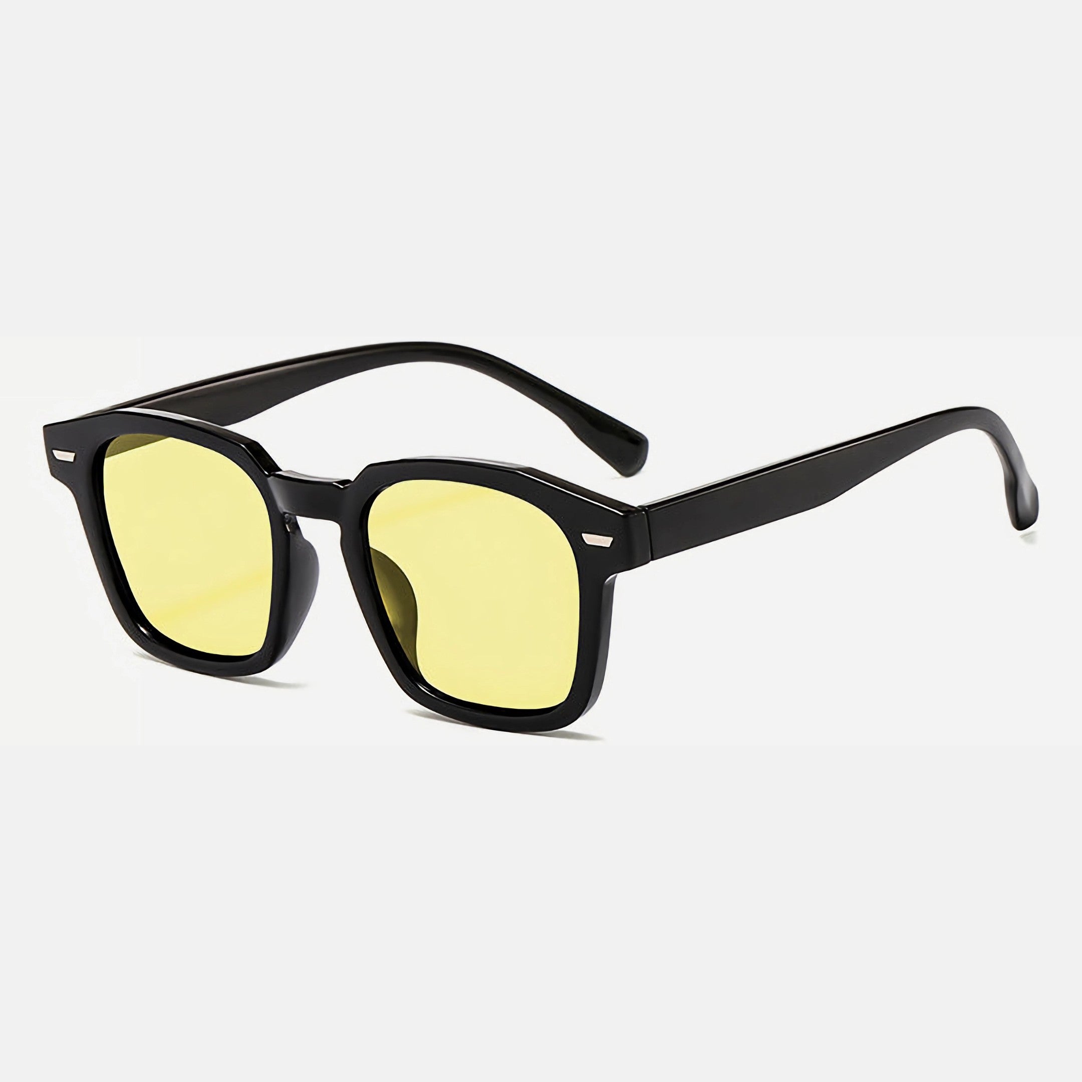 oculos nico sol amarelo perfil