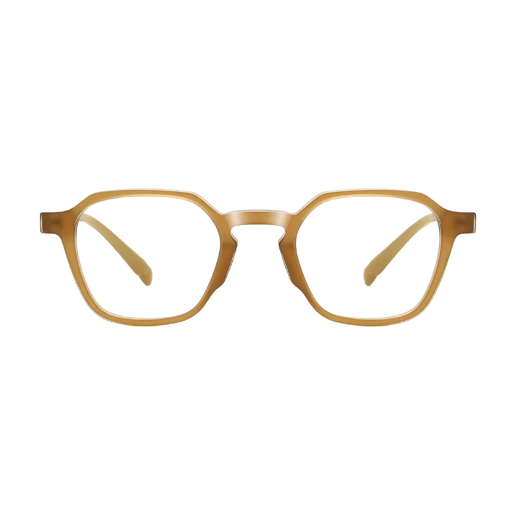 oculos noli anti luz azul marrom fosco frente