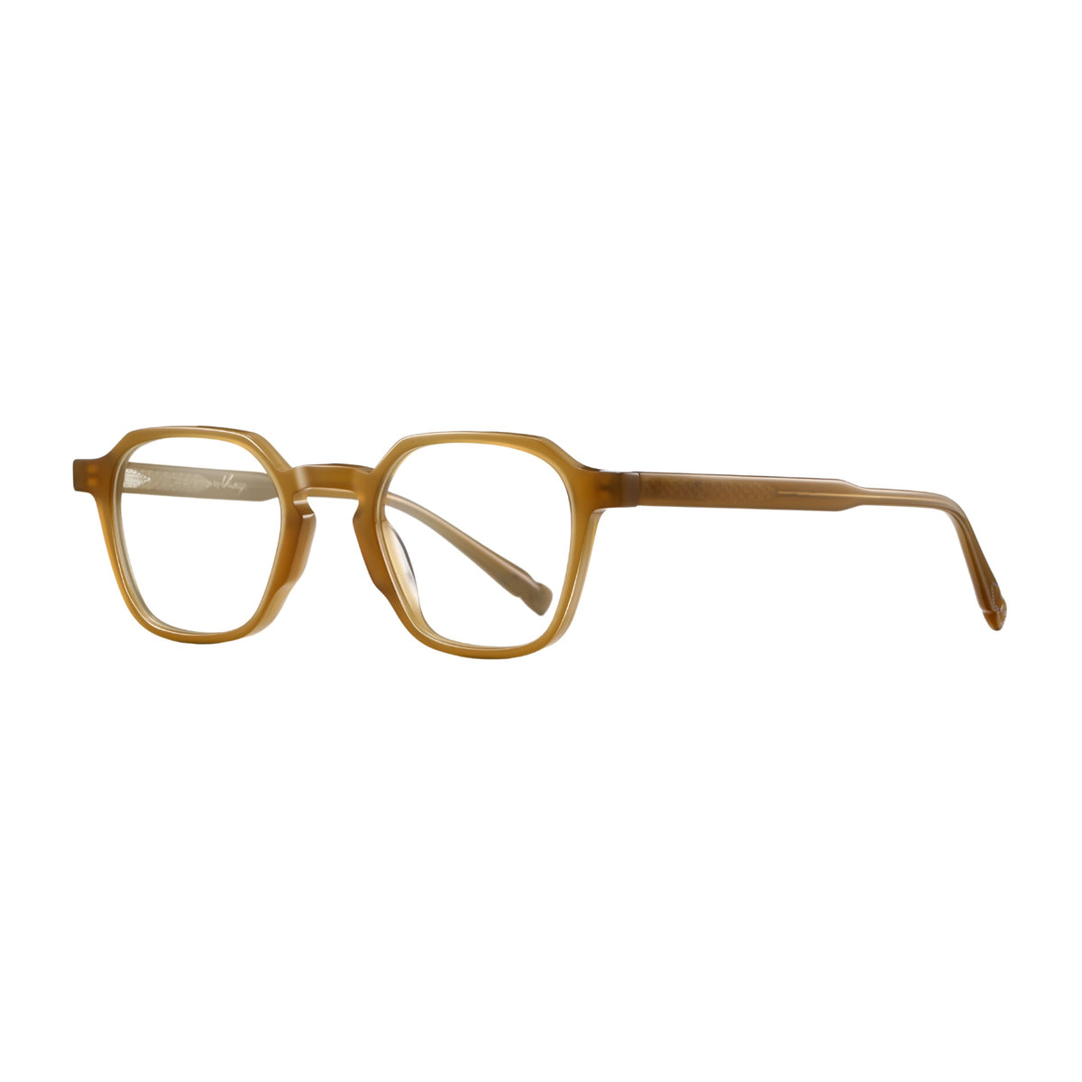 oculos noli anti luz azul marrom fosco perfil