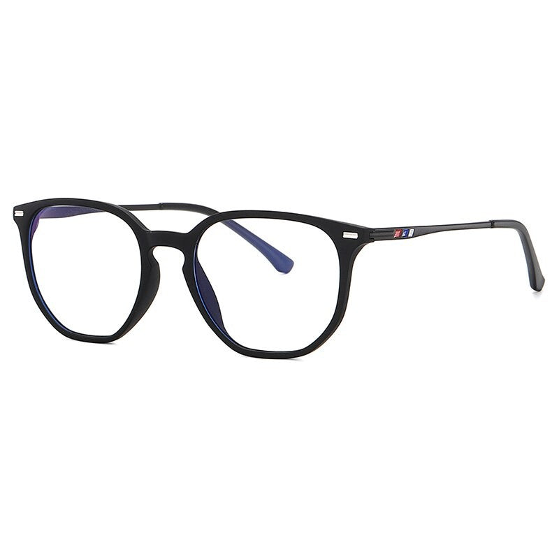 oculos rio anti luz azul preto fosco perfil