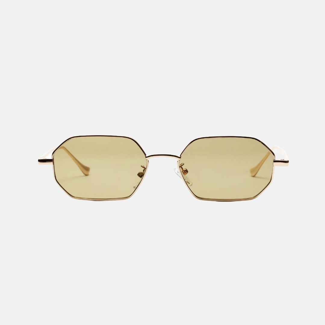oculos roka sol dourado frente