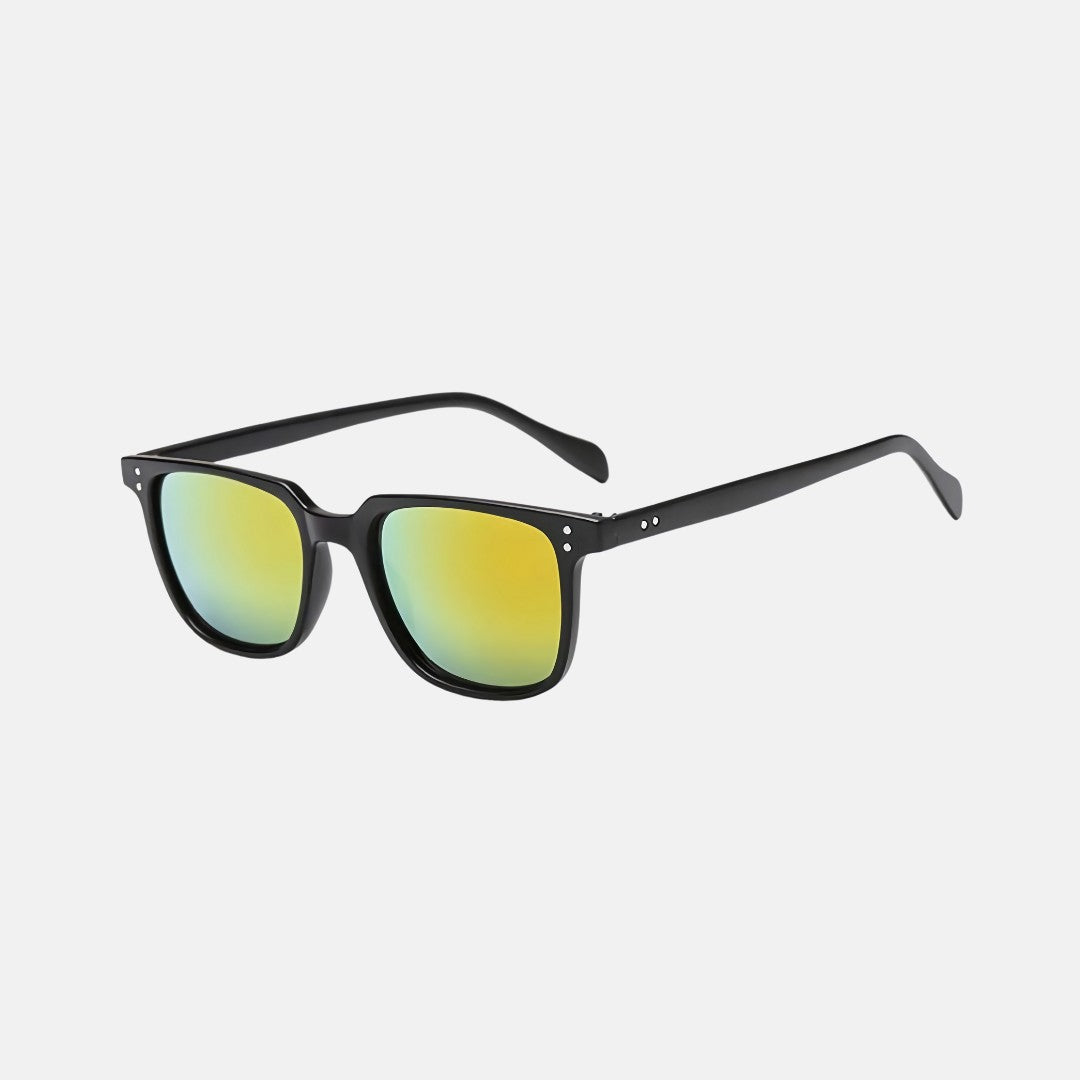 oculos soho sol preto laranja perfil