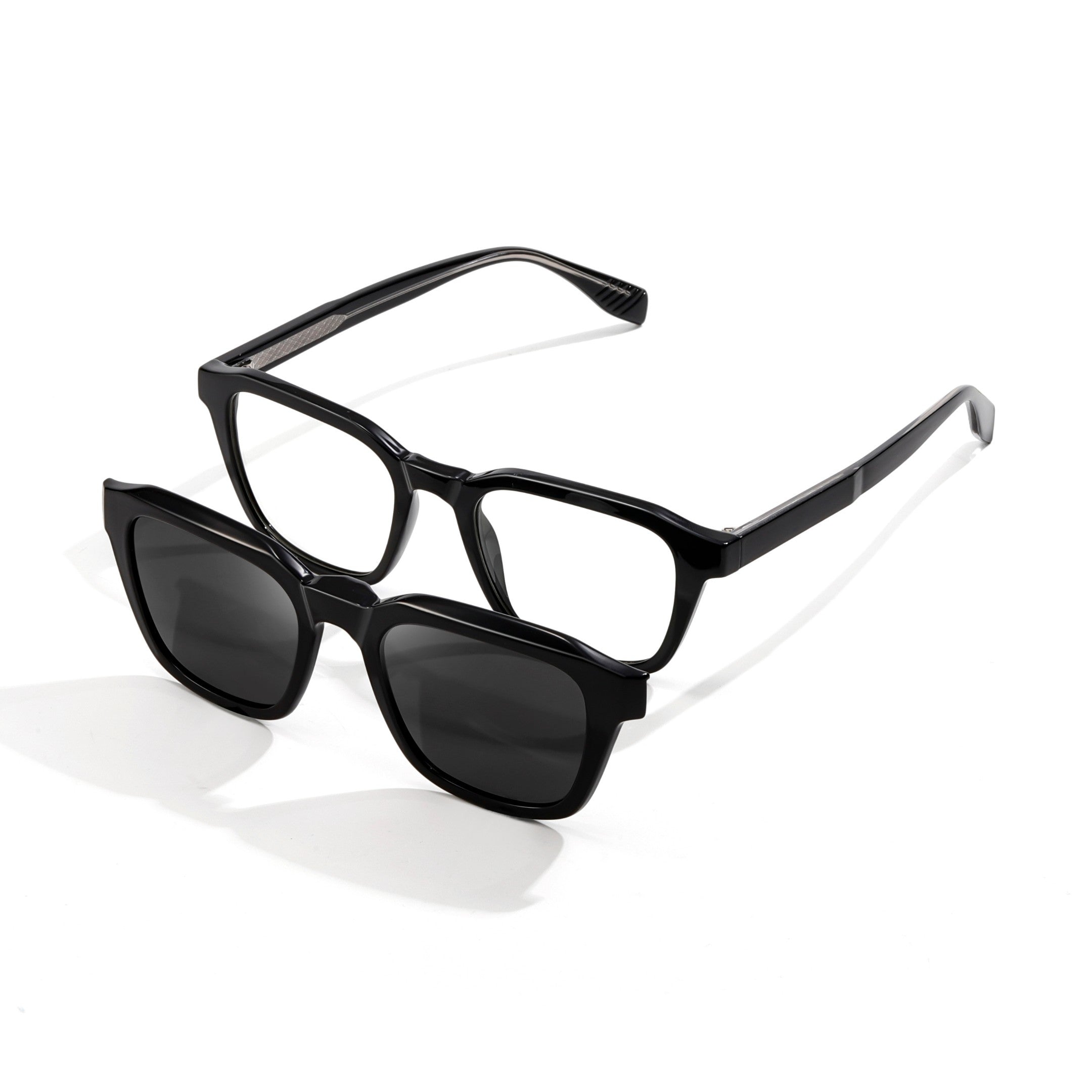 oculos soren clip on preto detalhe