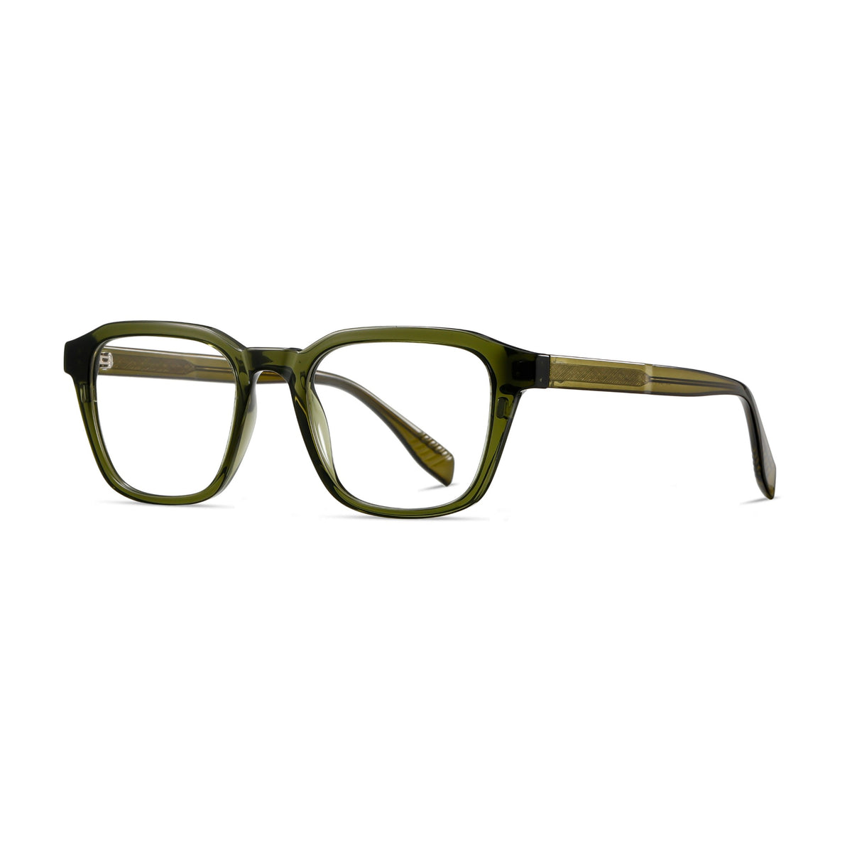 oculos soren clip on verde perfil